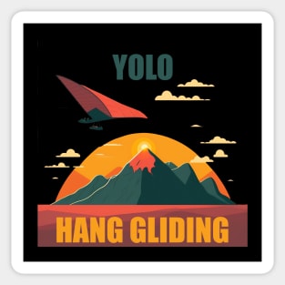 Yolo - Hang Gliding Sticker